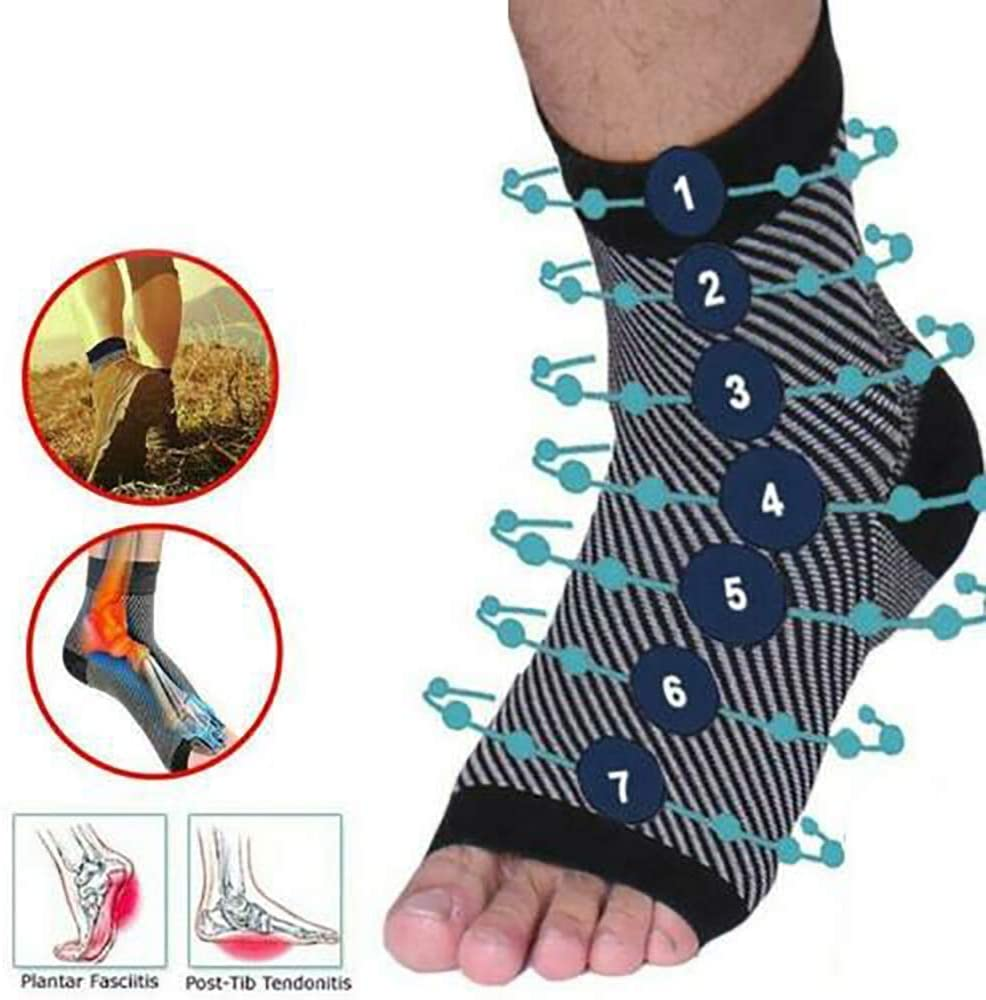 Strechable Copper Infused Magnetic Foot Support Compression, Size: Free at  Rs 120/pair in Agra