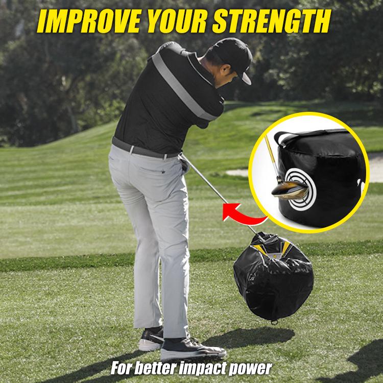 Sac de frappe de golf Golf Smash Impact Sac d’entraînement Haute densité  Lisse imperméable à l’eau Sac d’entraînement de golf Swing