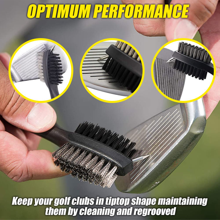 Golf Club Brush Golf Club Cleaning Brush Golf Putter Wedge Ball Groove  Cleaner Kit Cleaning Tool Go