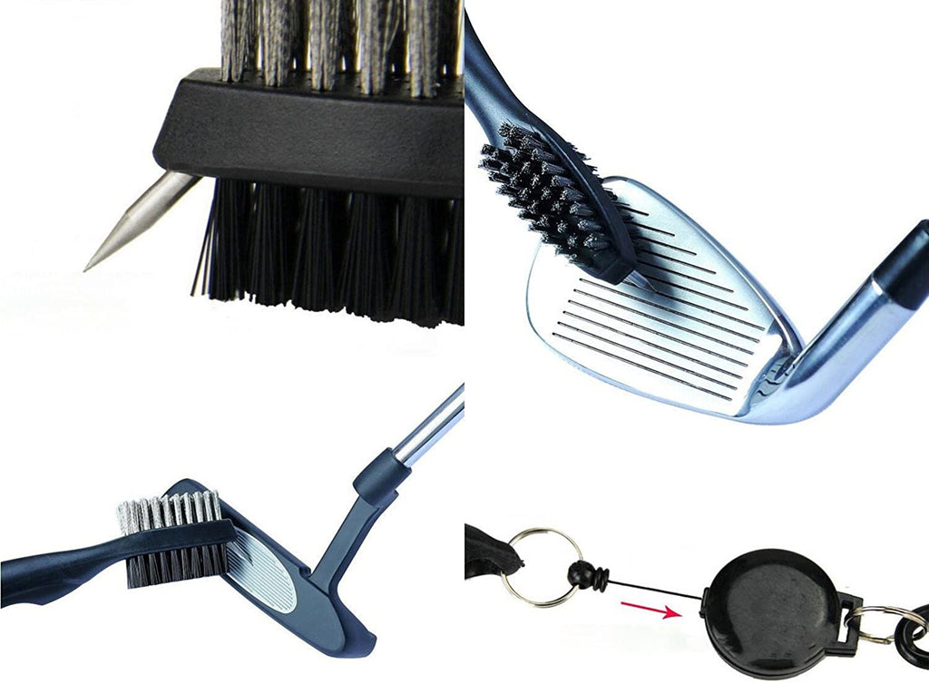 SAVITA Golf Club Cleaning Brush Set, Brush Tool with Nylon Durable Groove  Cleaner Kit Drawstring Closure Golf Brush Golf Club Brush and Towel Set  Golf Accessories - Yahoo Shopping