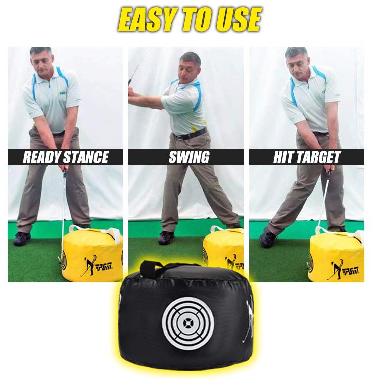 Golf Impact Power Smash Bag Hitting Bag Swing Training Aids Impact
