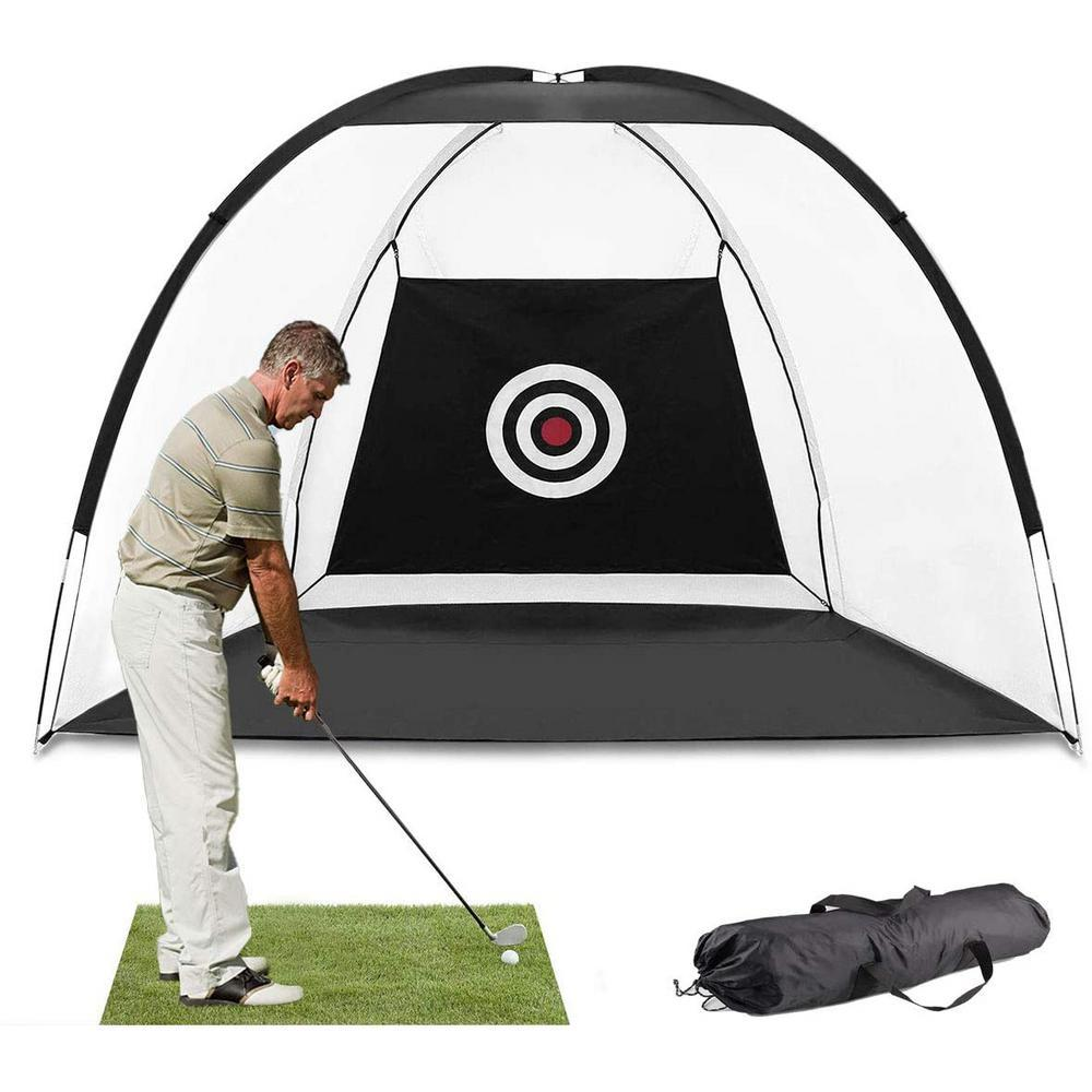 SwingPro Golf Practice Tent + Hitting Mat
